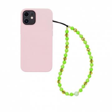 Chaîne de Téléphone Portable Perles Vert DL025